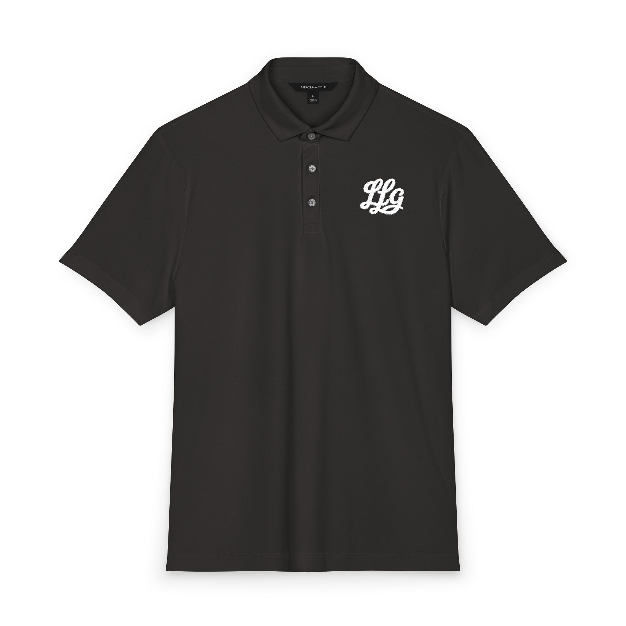 The Lorenzo Script Stretch Jersey Polo