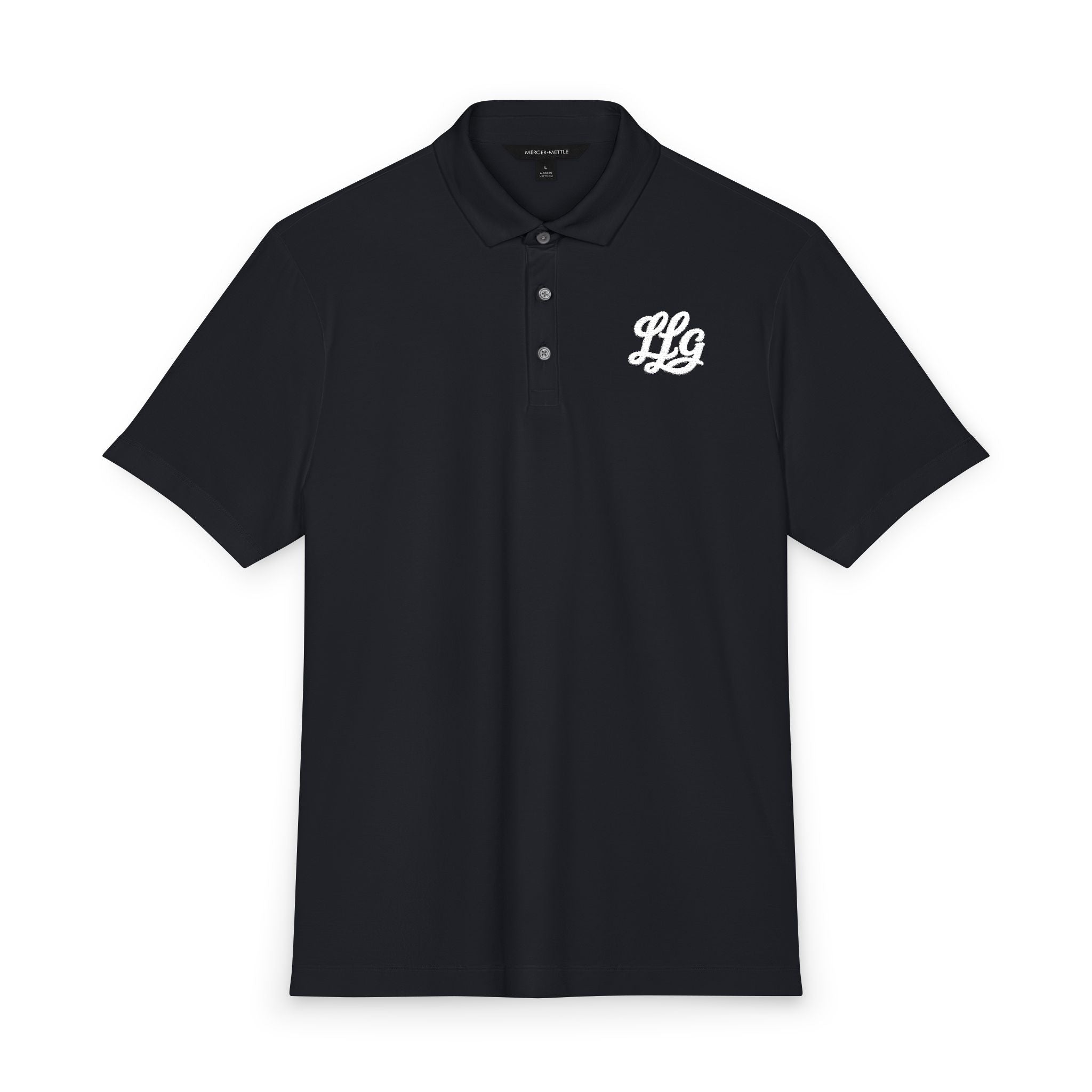 The Lorenzo Script Stretch Jersey Polo