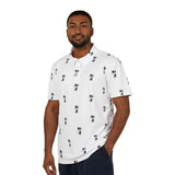 Back 9 Stogie All Over White Polo