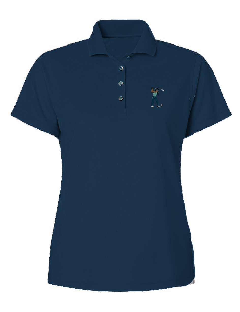 "You Golf Girl" Mini Mesh Polo