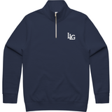 MENS STENCIL HALF ZIP