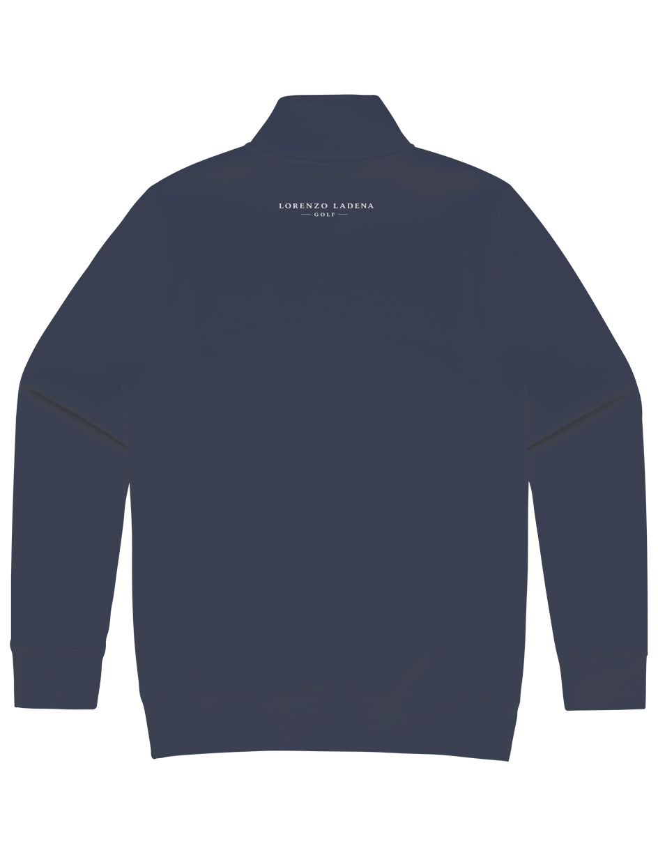 MENS STENCIL HALF ZIP