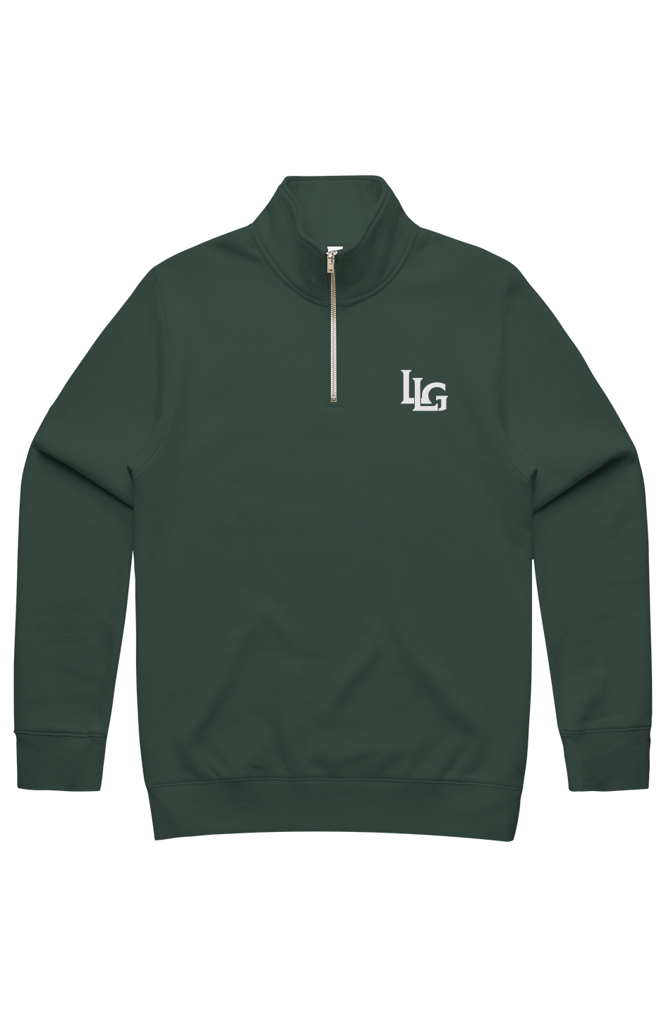 MENS STENCIL HALF ZIP