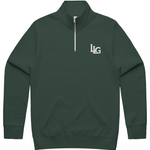 MENS STENCIL HALF ZIP