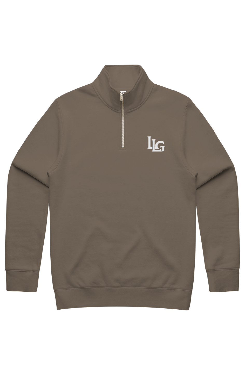 MENS STENCIL HALF ZIP