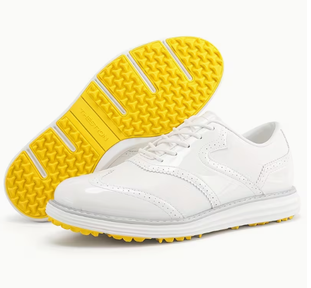 Midnight Fairway Wingtip Golf Shoe