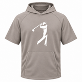 The Golfer Men's Performance Short Sleeve Hoodie